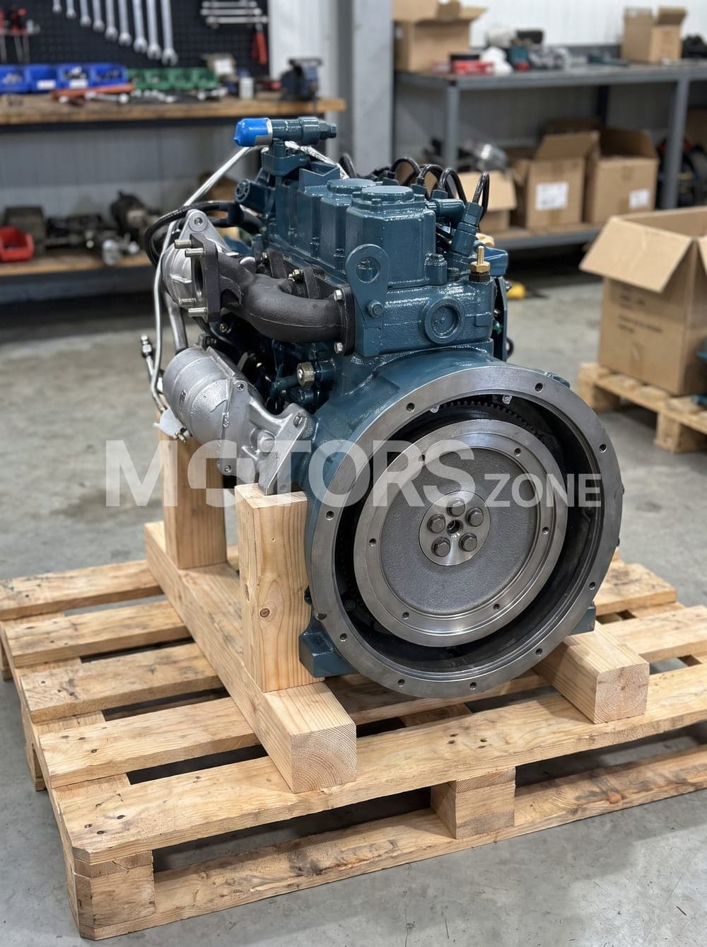 Moteur Kubota D722 reçu par un client