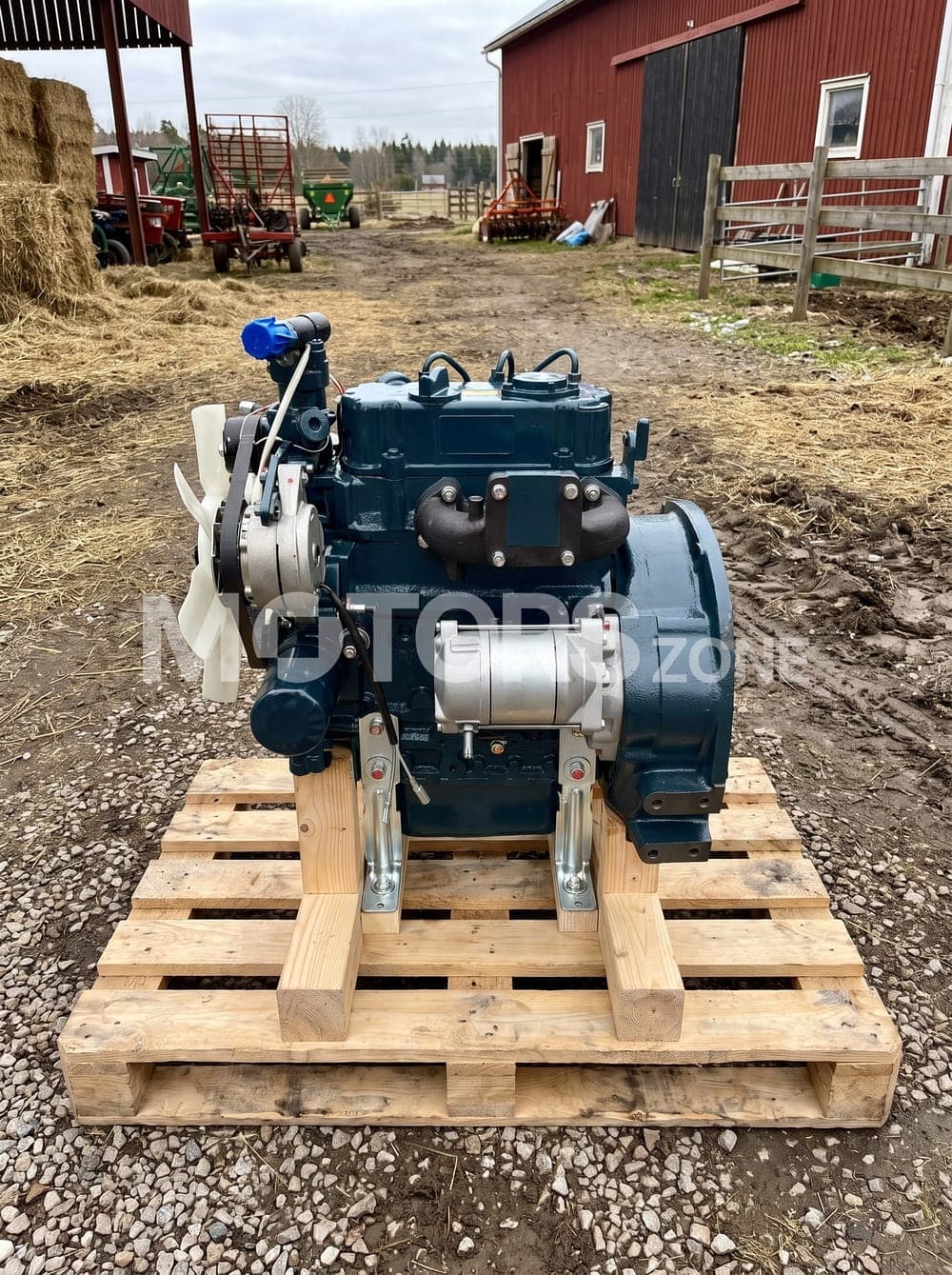 Moteur Kubota D782 reçu par un client