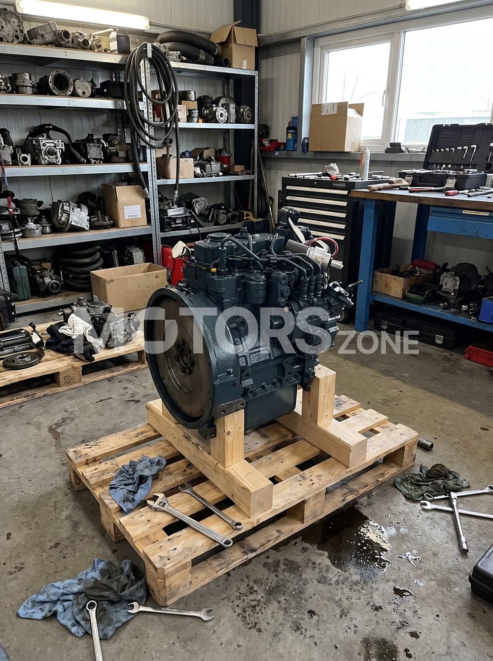 Moteur Kubota D782 reçu par un client