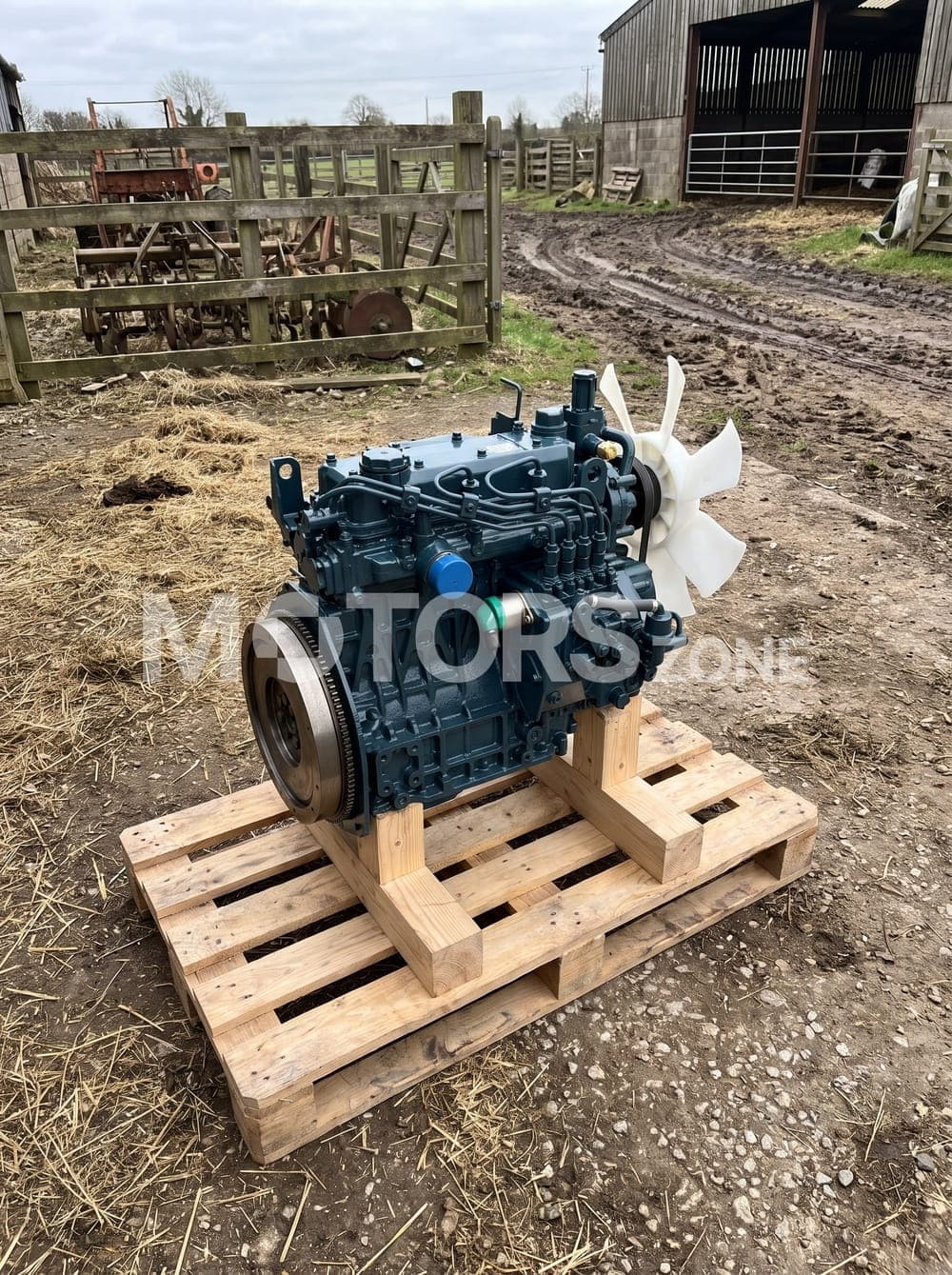 Moteur Kubota V1505 reçu par un client