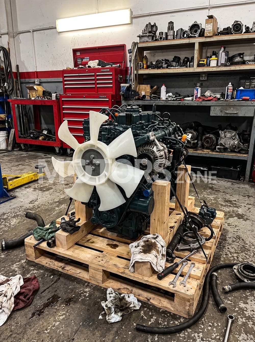 Moteur Kubota V1505 reçu par un client