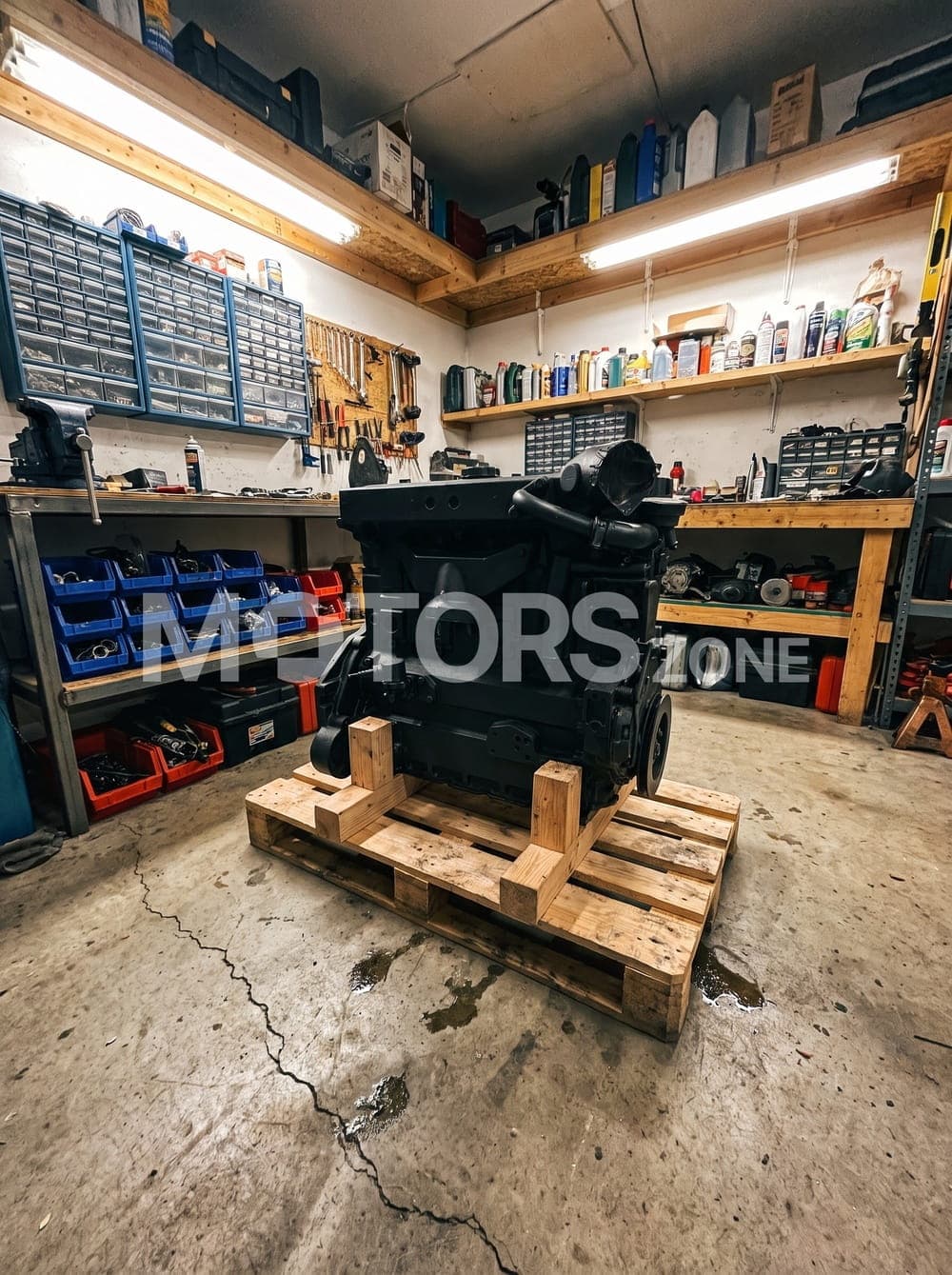 Moteur Perkins 1004.4 (AA) reçu par un client