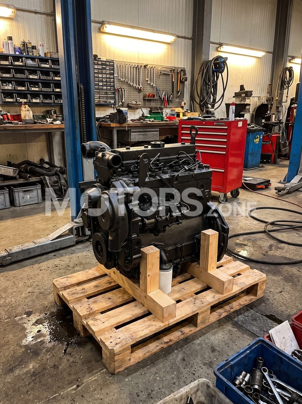 Moteur Perkins 1004.4 (AA) reçu par un client