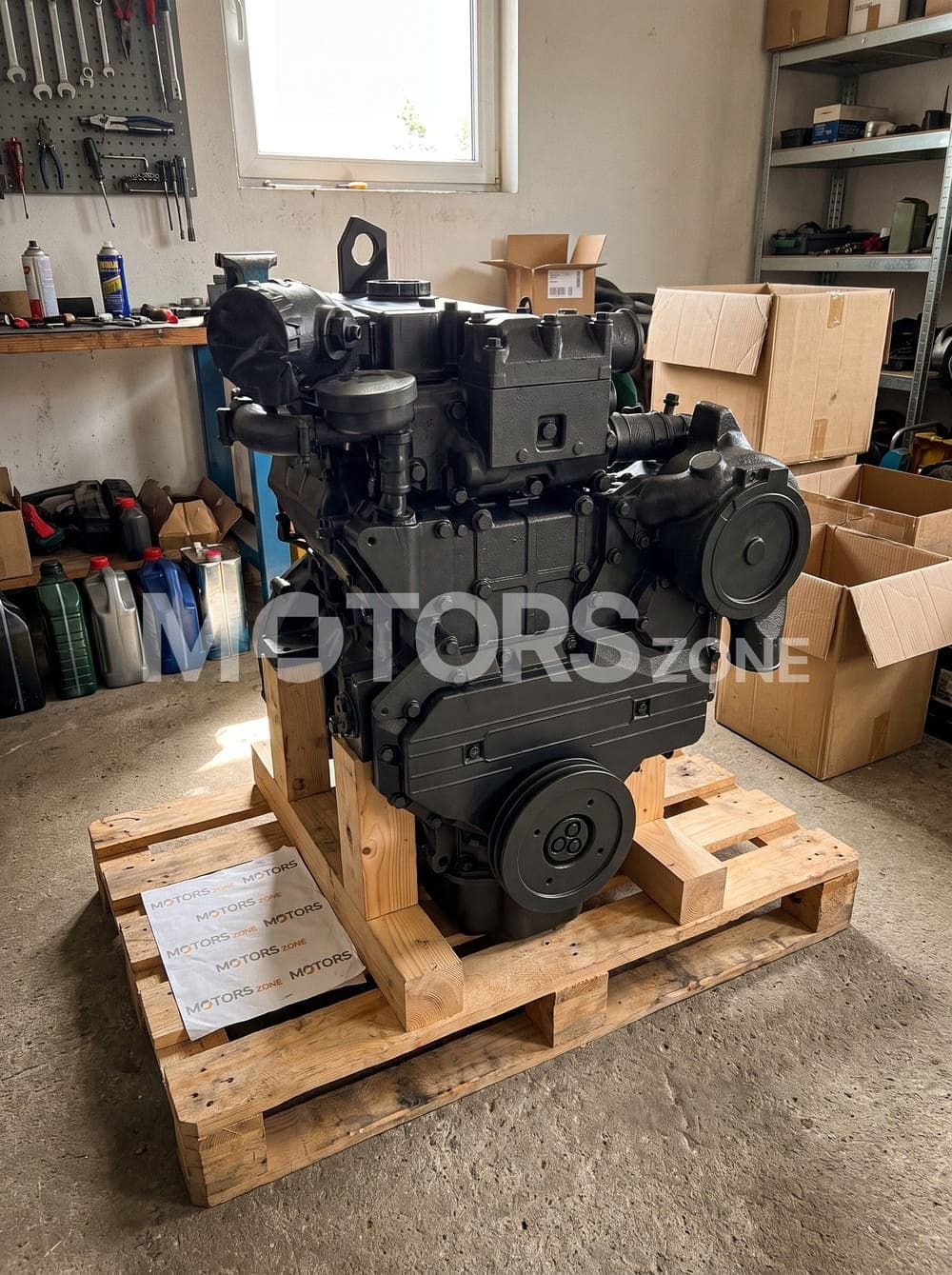 Moteur Perkins 1004.4 (AA) reçu par un client