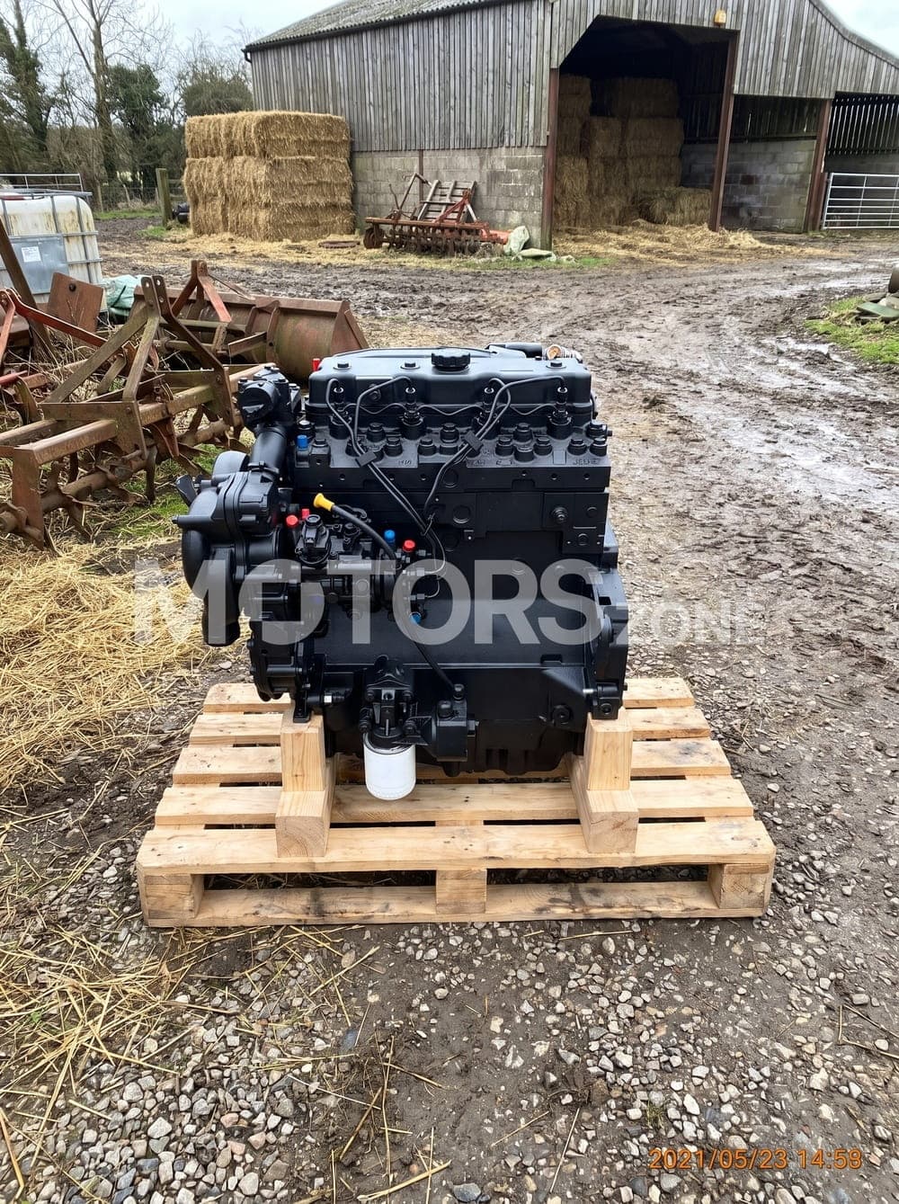 Moteur Perkins 1004-40T (AK) reçu par un client