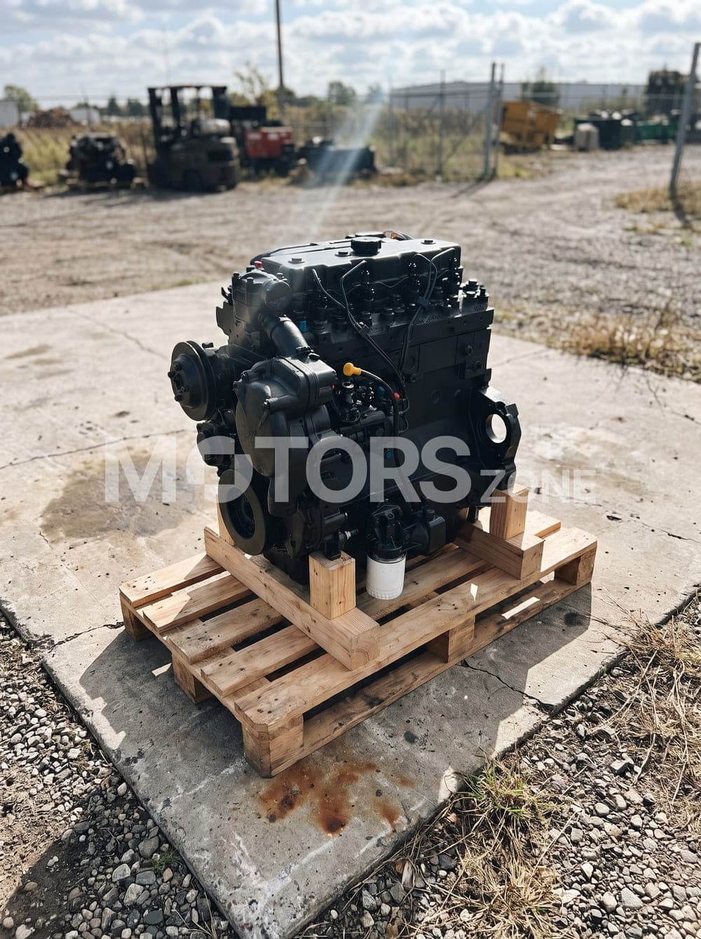 Moteur Perkins 1004-40T (AK) reçu par un client