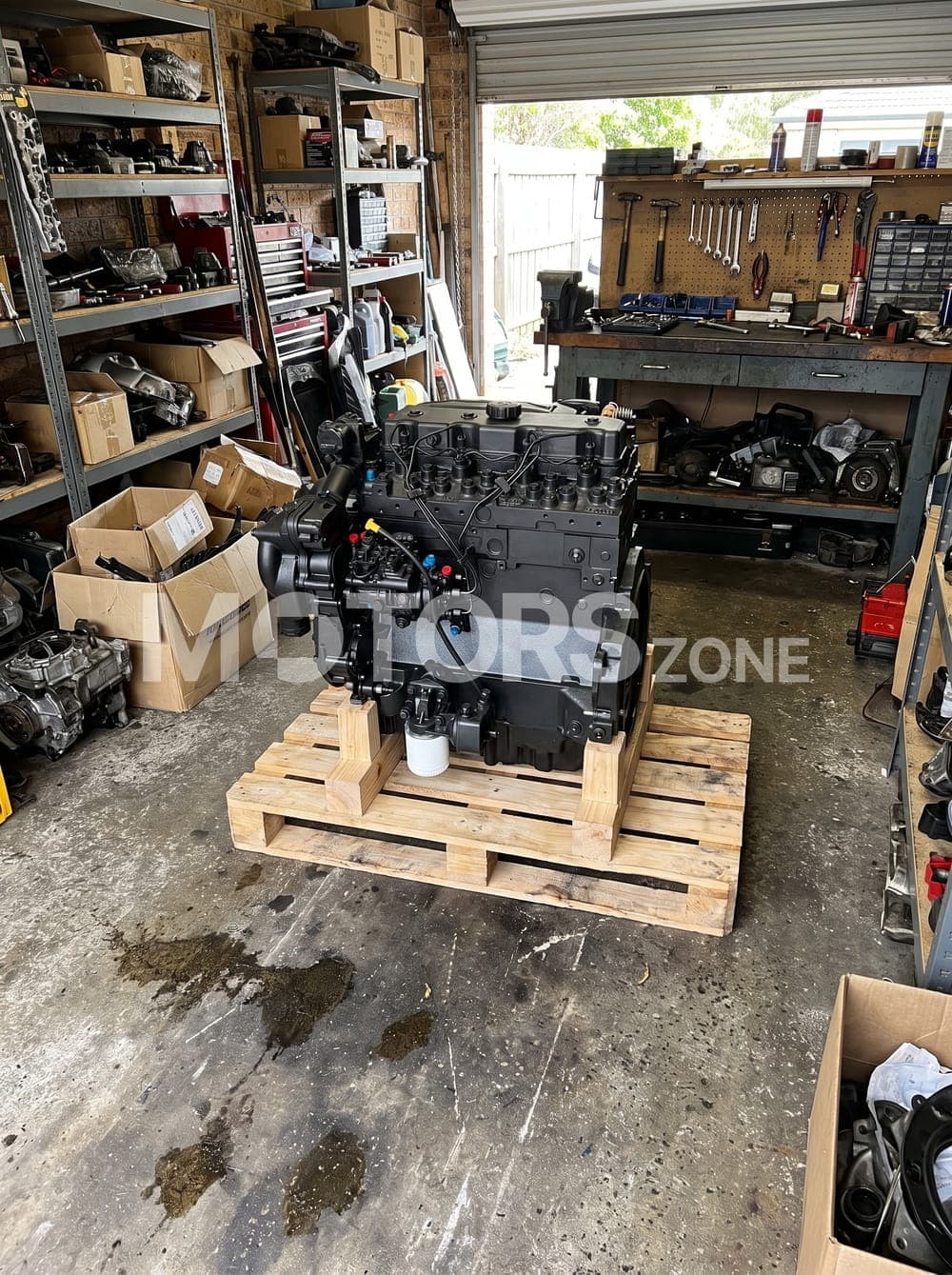 Moteur Perkins 1004-40T (AK) reçu par un client