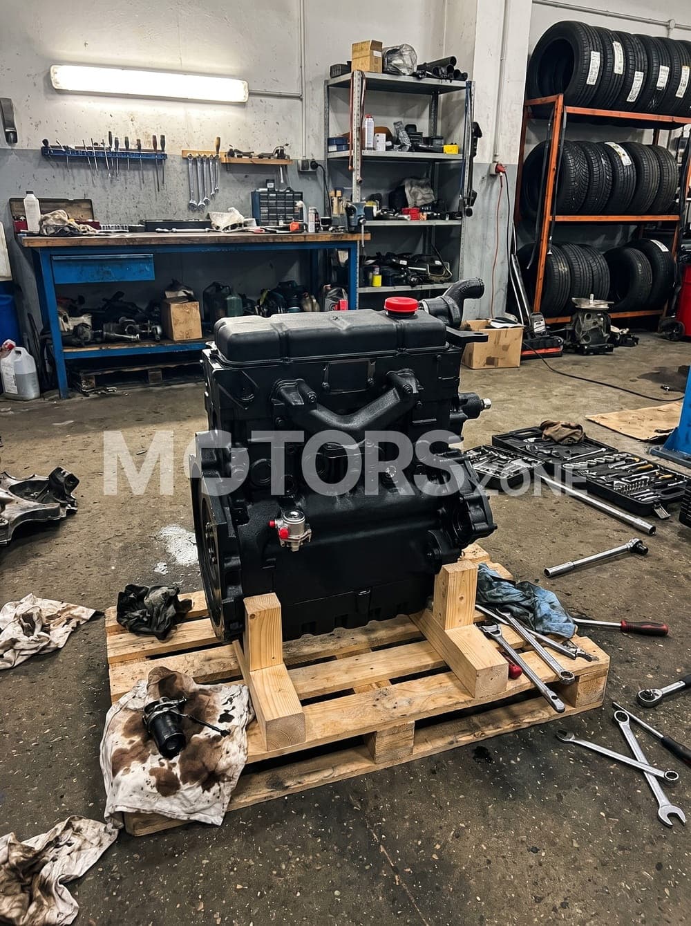 Moteur Perkins 4.236 (LD) reçu par un client
