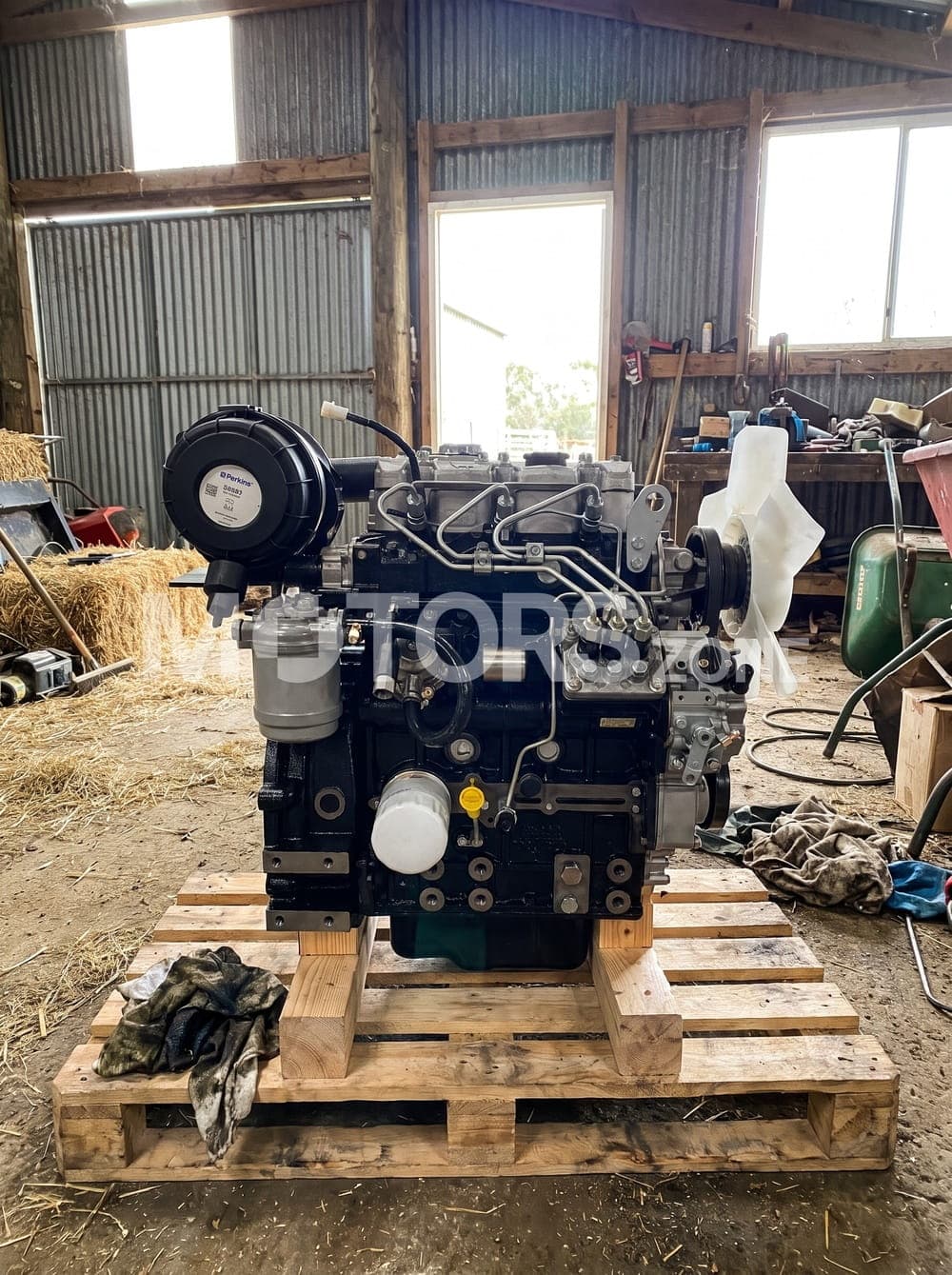 Moteur Perkins 403D-15 (GK) reçu par un client