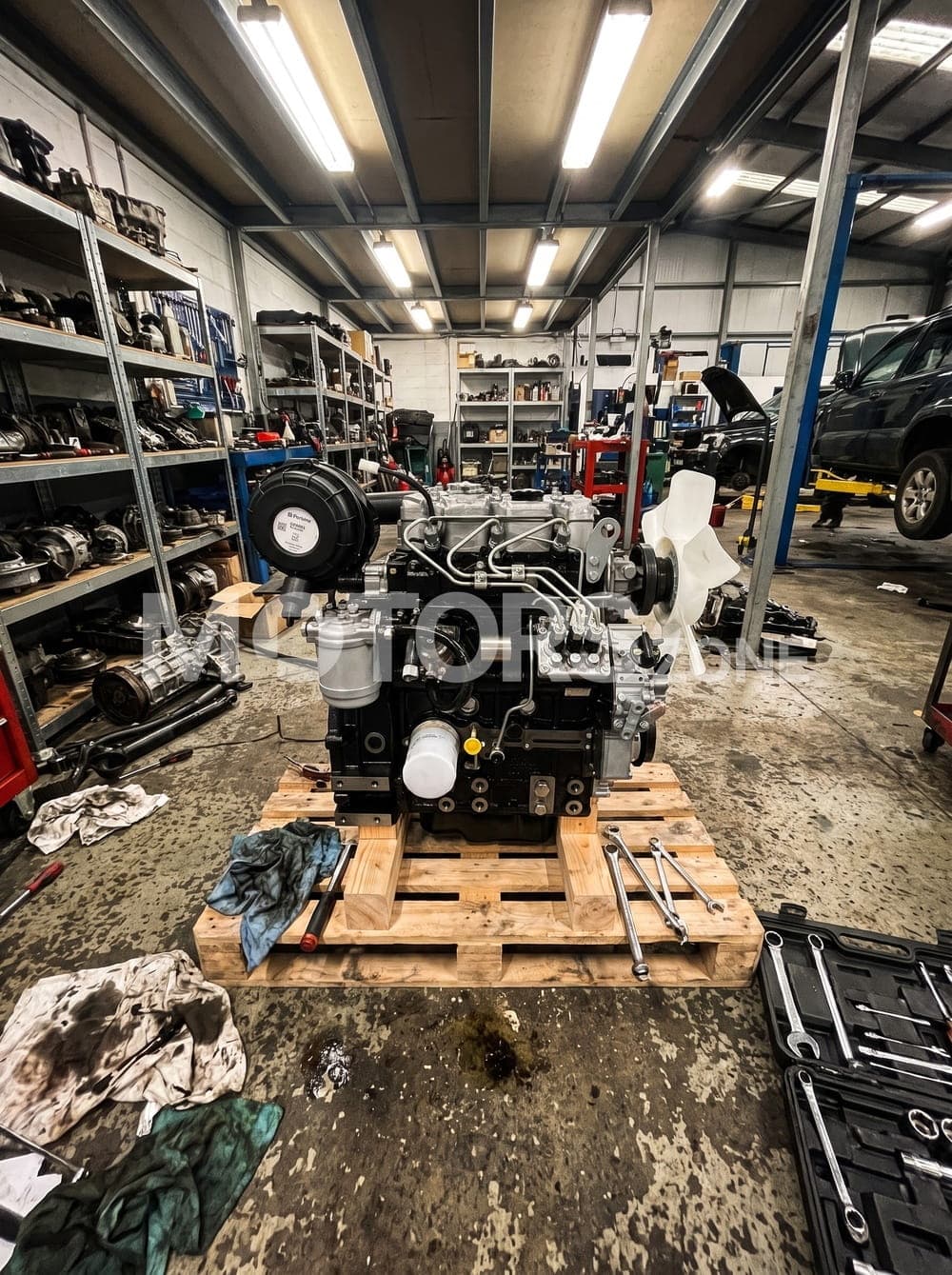 Moteur Perkins 403D-15 (GK) reçu par un client