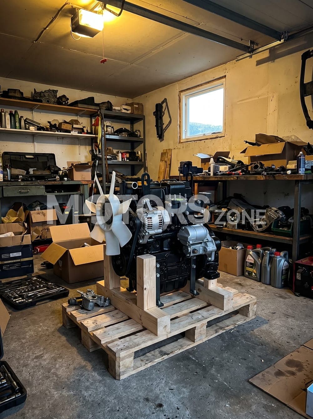 Moteur Yanmar 3TNV76 reçu par un client