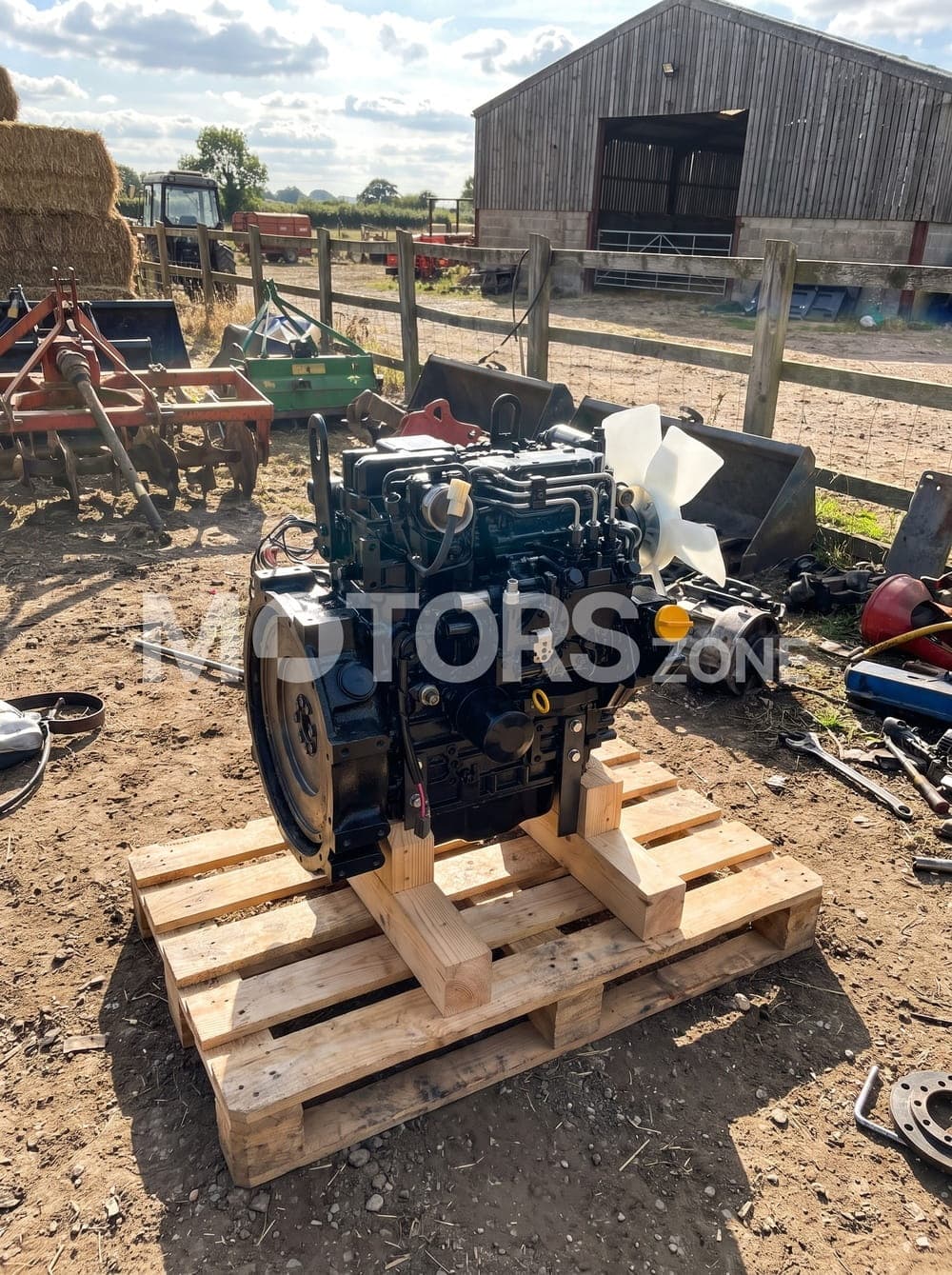 Moteur Yanmar 3TNV76 reçu par un client