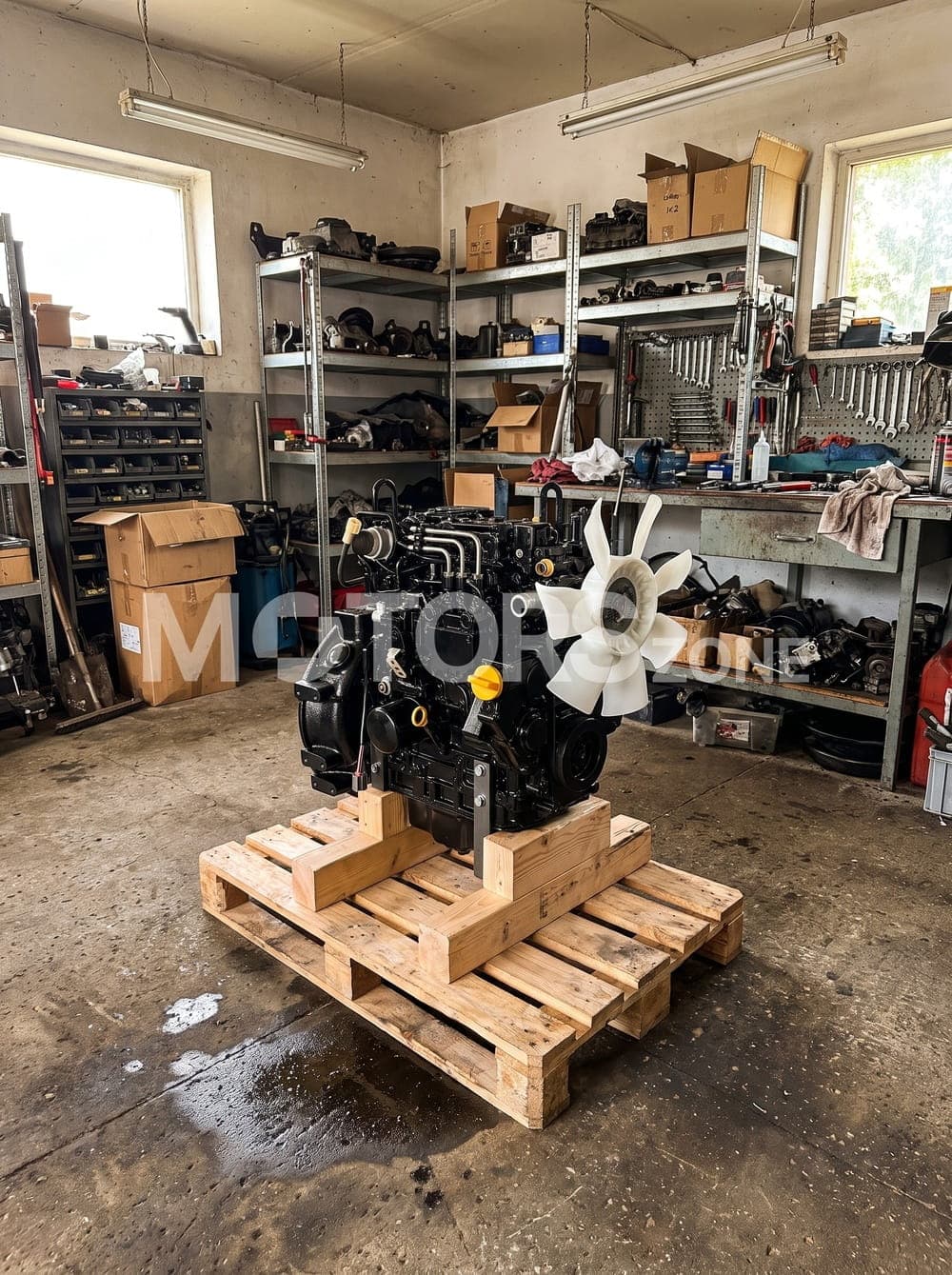 Moteur Yanmar 3TNV76 reçu par un client
