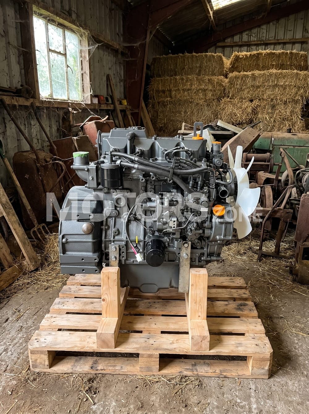 Moteur Yanmar 4TNV98 reçu par un client