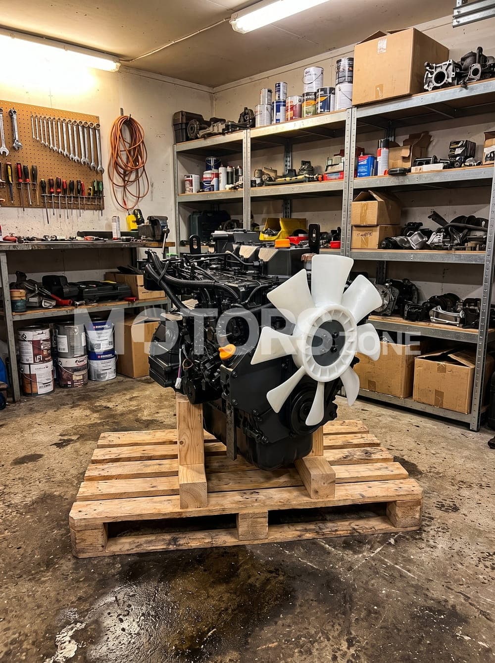 Moteur Yanmar 4TNV98 reçu par un client
