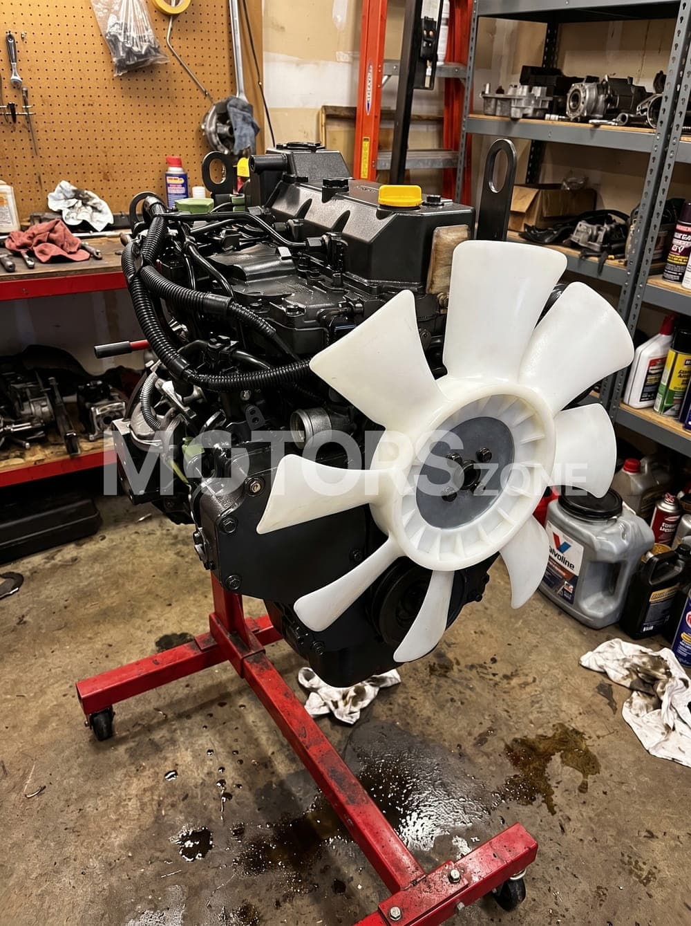 Moteur Yanmar 4TNV98 reçu par un client