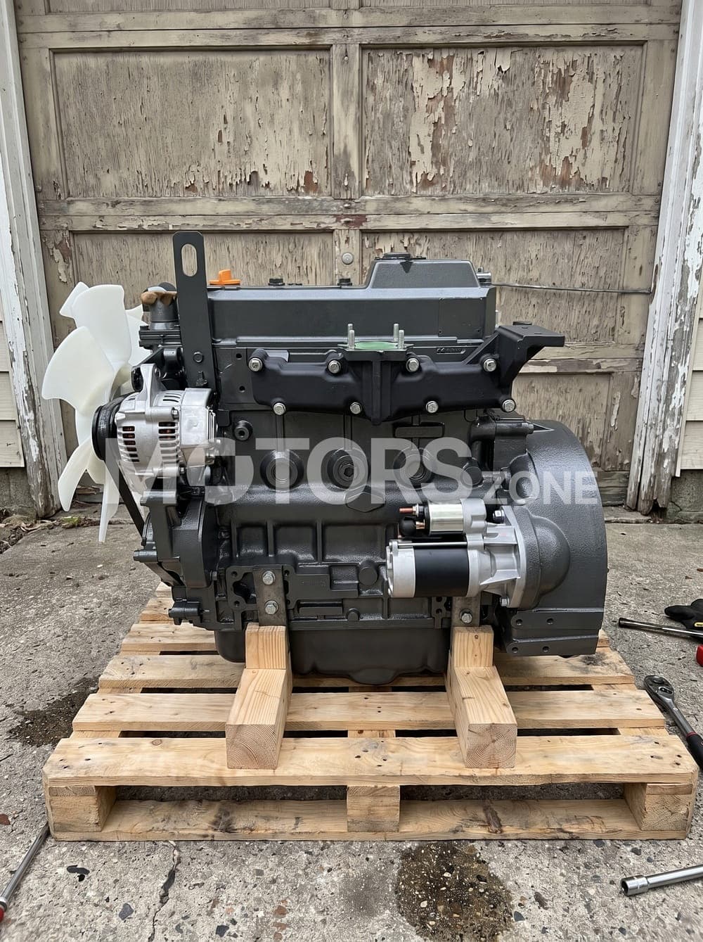 Moteur Yanmar 4TNV98 reçu par un client