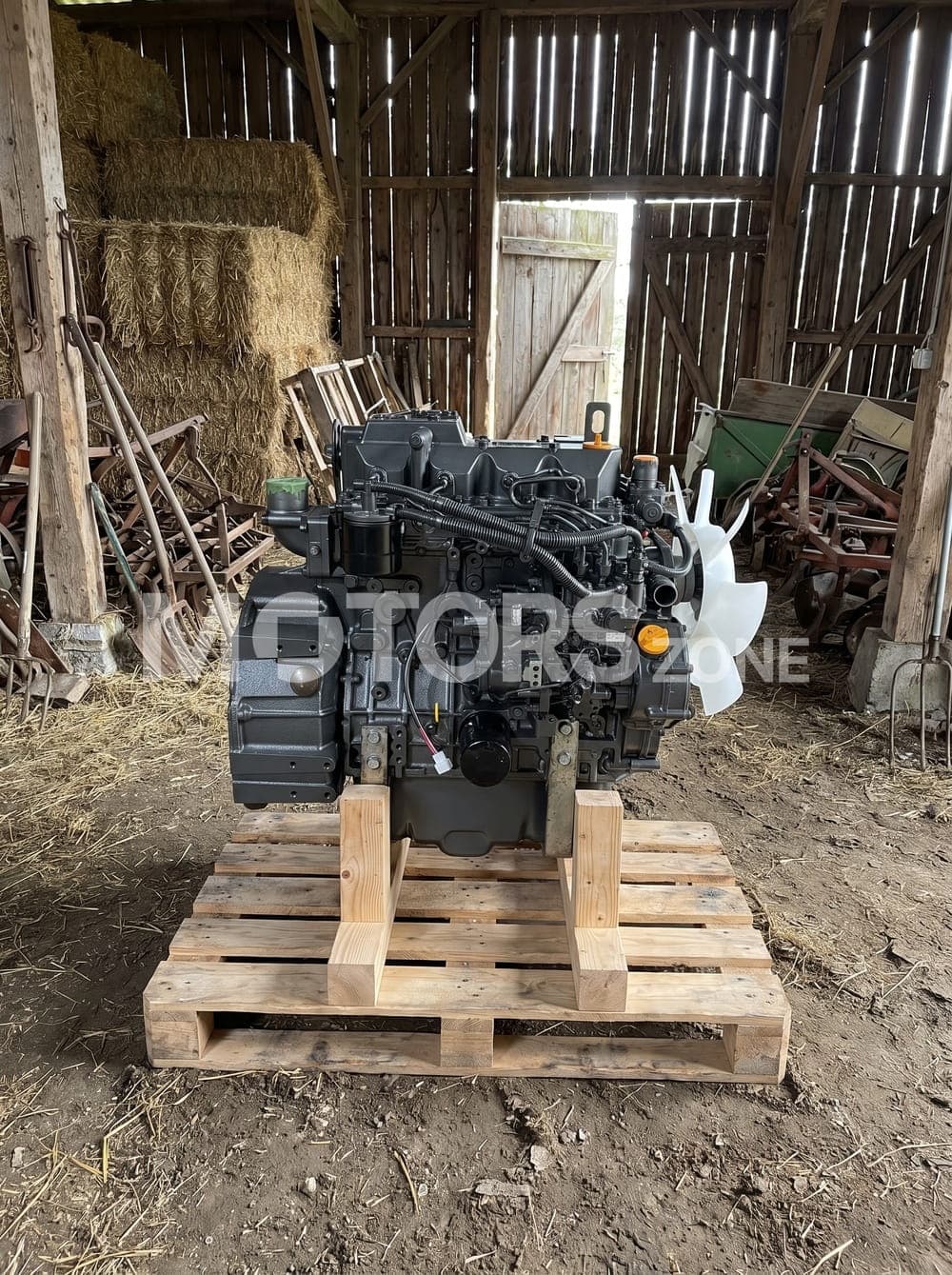 Moteur Yanmar 4TNV98 reçu par un client