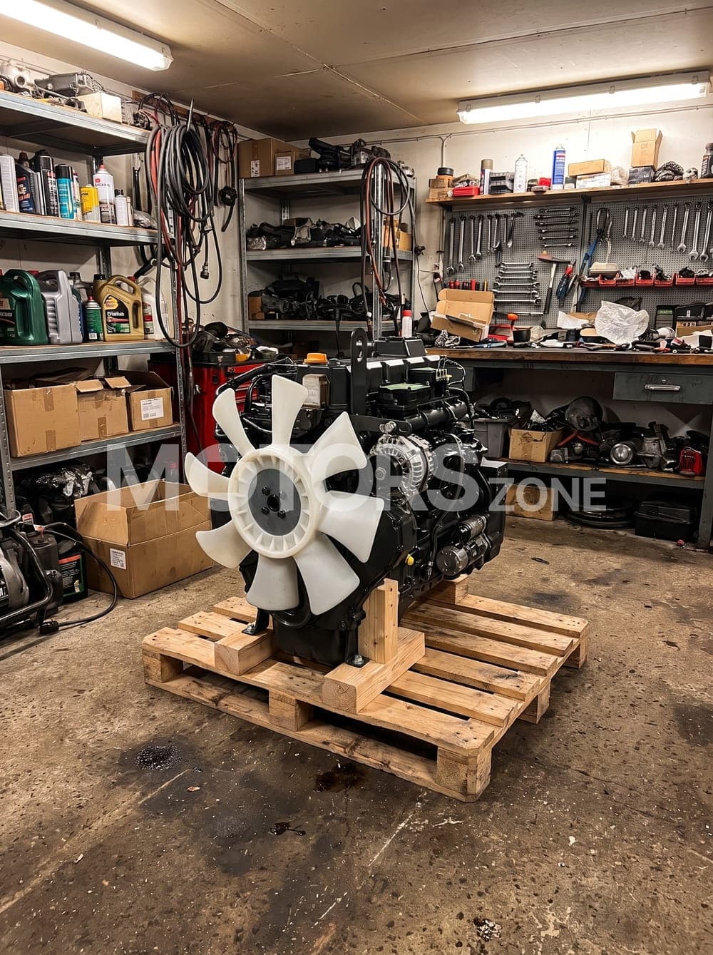 Moteur Yanmar 4TNV98 reçu par un client